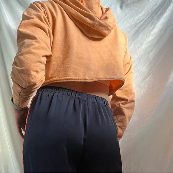 XS Adidas cropped sweatshirt in coral - Picture 5 of 5